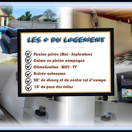 15Min De Disney, Dependance Et Piscine Privee A La Campagne Crevecoeur-en Brie Exteriör bild
